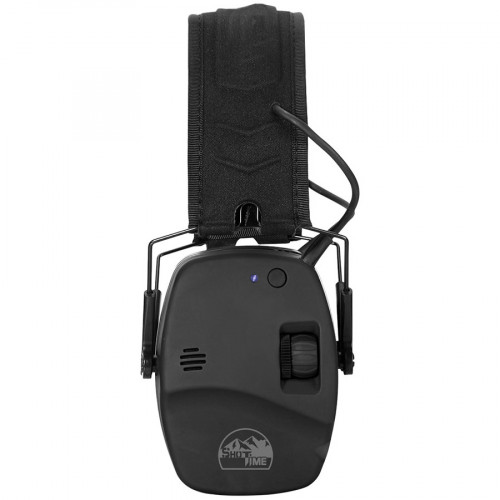 Наушники активные стрелковые ShotTime 30 BT с поролоновыми амбушюрами 22-82 ДБ Чёрный