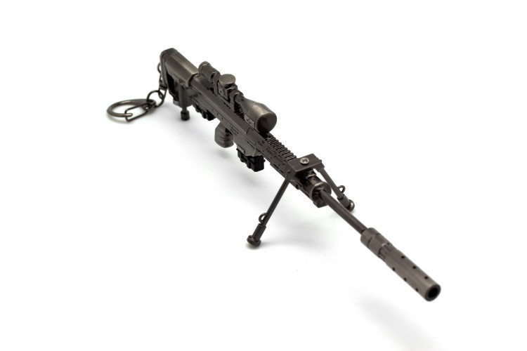 Брелок Microgun M Снайперская винтовка AMP DSR-1 Серый