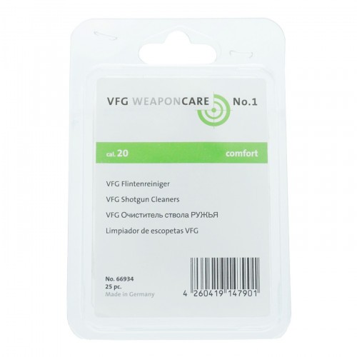 Патч войлочный для чистки оружия VFG 66934 для 20 калибра 25 шт