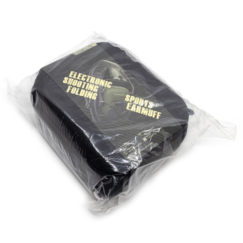 Наушники активные стрелковые Awesafe GF01LG 22-82 ДБ с чехлом Хаки