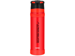 Термос для напитков THERMOS FFX-901 MTRD 0.9L, нержавеющая сталь, винтовая пробка, крышка-чашка, красный