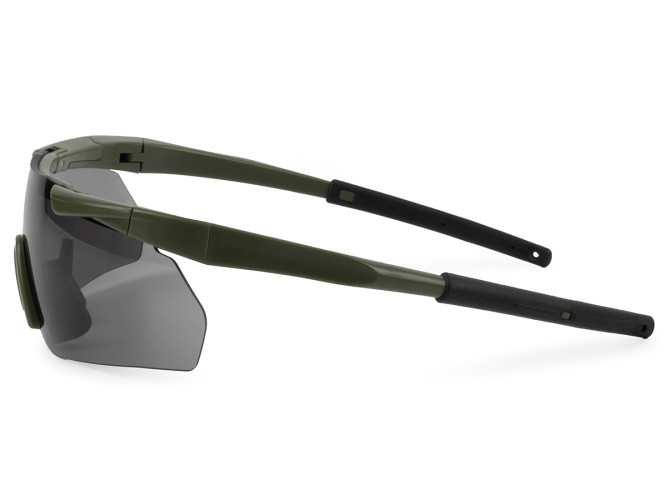 Очки стрелковые ShotTime Lynx KIT, защитные, зелёные, линза: прозрачная, жёлтая, серая, футляр