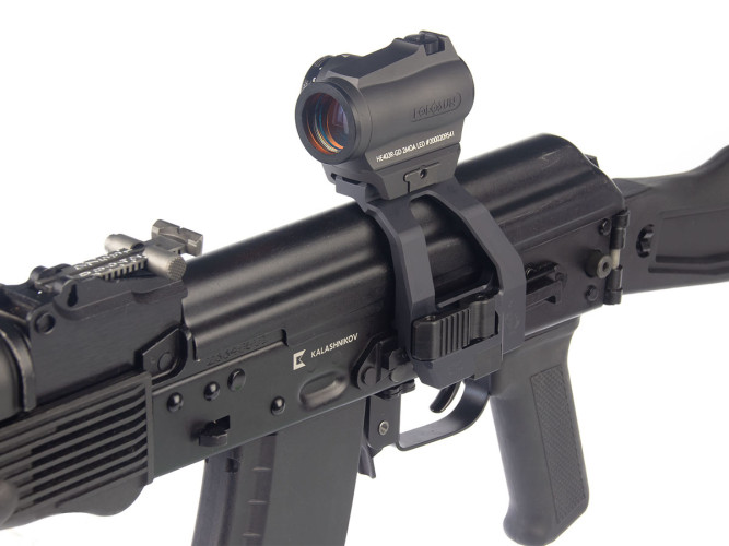 Кронштейн SAG BIT боковой быстросъёмный Picatinny/ACOG для АК/Сайга