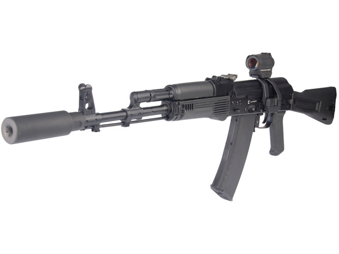 Кронштейн SAG BIT боковой быстросъёмный Picatinny/ACOG для АК/Сайга