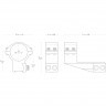 Кольца для прицела Hawke Extension (22123) D=30 мм H=17 мм V=71 мм на Призму (9-11 мм) | Высокий 2 шт