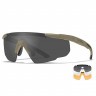 Очки баллистические стрелковые Wiley X Saber Advanced 308T Прозрачные 90% Серые 15% Рыжие 60%