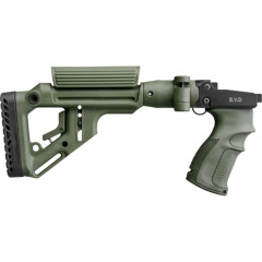 Приклад нетелескопический Fab Defense UAS-SVD для СВД / Тигр с упором для щеки Хаки