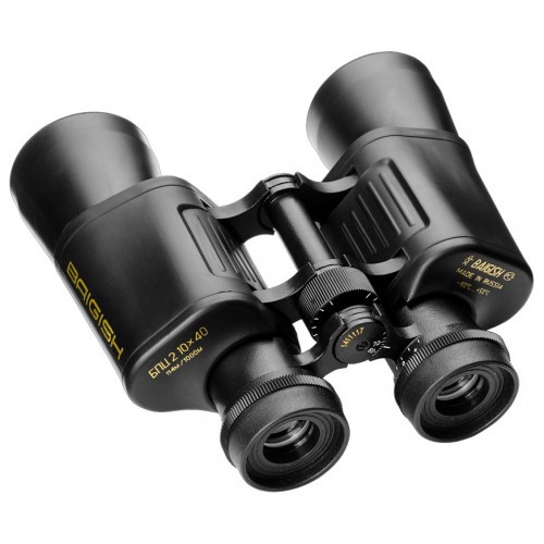 Бинокль КОМЗ БПЦс2 10х40 Porro | BaK-4 с дальномерной сеткой Чёрный