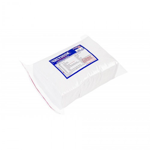 Патч-салфетка фланелевый для чистки оружия ЧИСТОGUN 60x60-500 | Кал. 12-28 | 60х60 мм Белый 500 шт