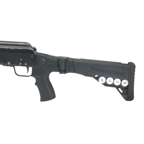 Приклад телескопический DLG Tactical TBS Utility (DLG20004) для Сайга-12 / Сайга-20 / Сайга-410 с патронташем