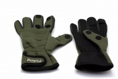 Перчатки рыболовные Стикхант Триггер Фиш демисезонные полноразмерные Хаки