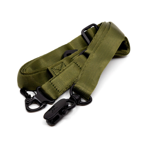 Ремень оружейный RusForce Heavy на 2 точки Зелёный