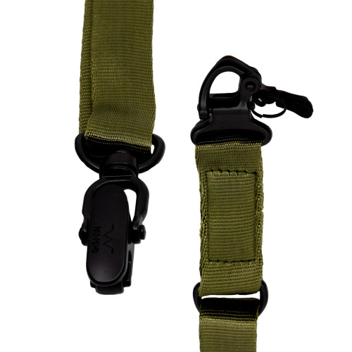 Ремень оружейный RusForce Heavy на 2 точки Зелёный