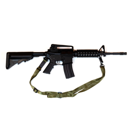 Ремень оружейный RusForce Heavy на 2 точки Зелёный