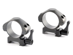 Кольца Nikko Stirling Diamond QR, быстросъемные на Weaver, 30мм, средние, 4 винта, сталь