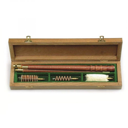 Набор для чистки гладкоствольного оружия Stil Crin 106E для 12 калибра в деревянном футляре