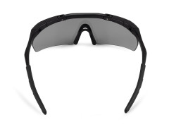 Очки стрелковые ShotTime Lynx KIT, защитные, чёрные, линза: прозрачная, жёлтая, серая, футляр