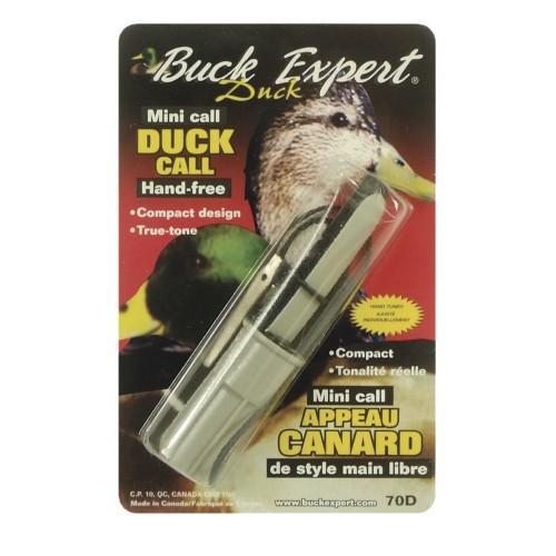 Манок духовой на утку Buck Expert 70D из поликарбоната Серый