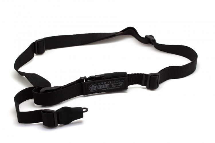 Ремень оружейный тактический Долг М2 1 точечный Черный