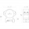 Кольца для прицела Hawke Match (22116) D=30 мм H=9 мм на Weaver | Средний 2 шт