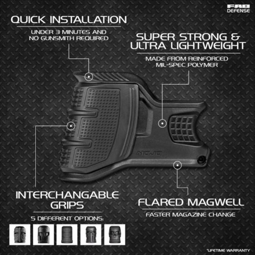 Накладка на рукоятку Fab Defense MOJO Havoc Череп Хаки