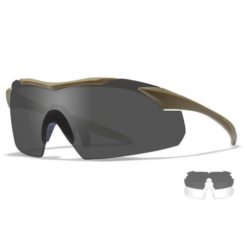 Очки баллистические стрелковые Wiley X Vapor 35112 Прозрачные 90%|Серые 15%