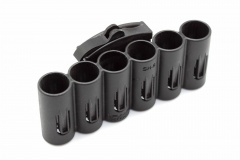 Патронташ тактический Fab Defense SH-6 открытый на 6 патронов 20 калибра Черный