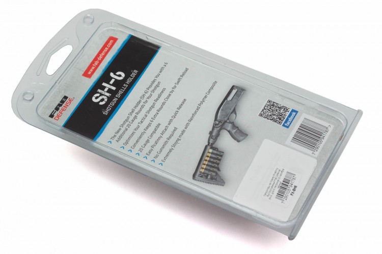 Патронташ тактический Fab Defense SH-6 открытый на 6 патронов 20 калибра Черный