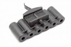 Патронташ тактический Fab Defense SH-6 открытый на 6 патронов 20 калибра Черный