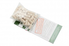 Патч войлочный для чистки оружия ЧИСТОGUN 7.5-50 диам. 7.5 мм Белый 50 шт