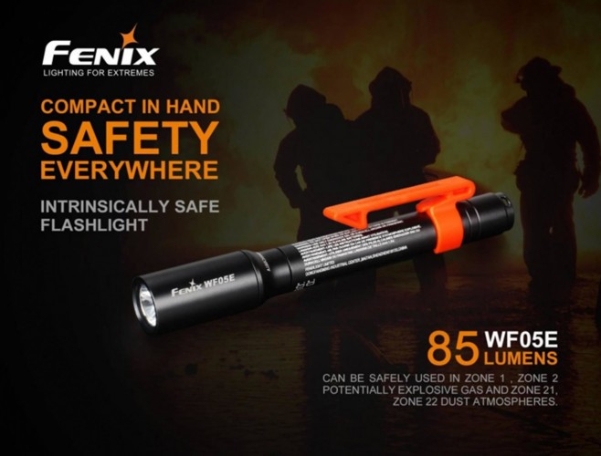 Фонарь тактический Fenix WF05E Свет - Белый (Холодный) 85 lm 54 м