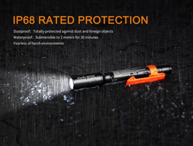 Фонарь тактический Fenix WF05E Свет - Белый (Холодный) 85 lm 54 м