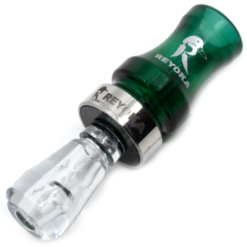 Манок духовой на утку крякву Reyoka Ordek Bir 1 лепесток Зелёный / Прозрачный