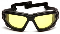 Очки баллистические тактические Pyramex I-Force Slim VGSB7030SDNT Anti-fog Жёлтые 89%