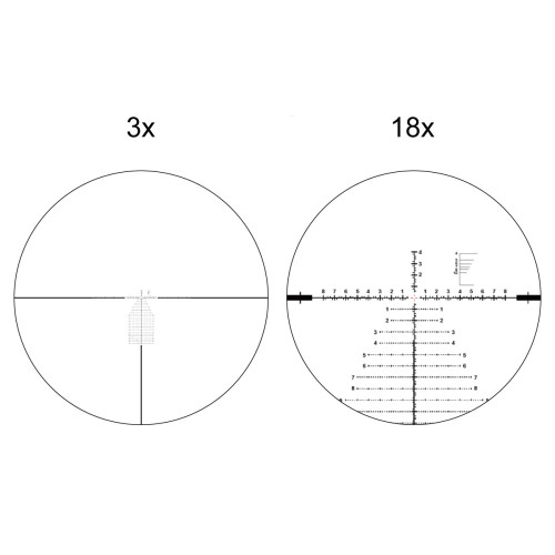 Прицел оптический Vector Optics Continental X6 3-18X50 IR SFP FP WP (SCFF-43P) Сетка VEC-MBR