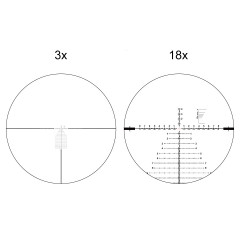 Прицел оптический Vector Optics Continental X6 3-18X50 IR SFP FP WP (SCFF-43P) Сетка VEC-MBR