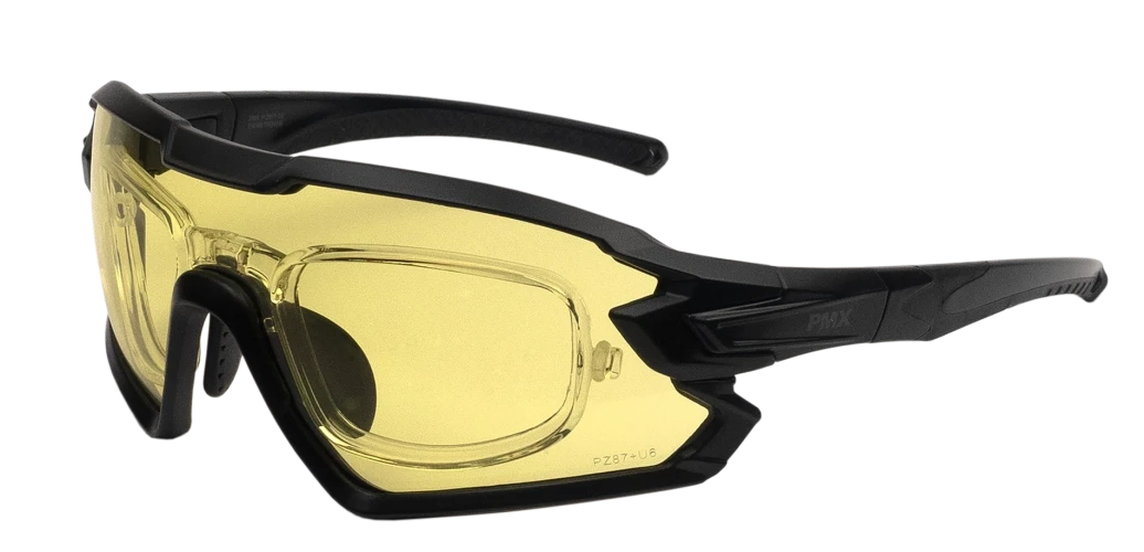 Очки баллистические тактические PMX Austere G-8530STRX Anti-fog Diopter Желтые 89%