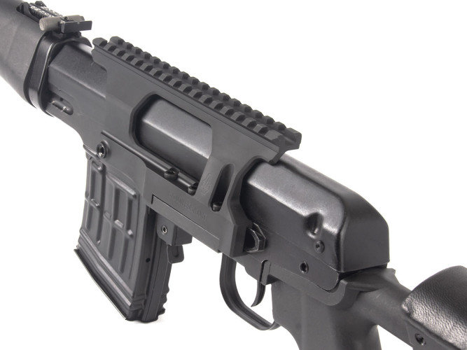 Кронштейн SAG боковой небыстросъёмный Picatinny для СВД/Тигр/TG3