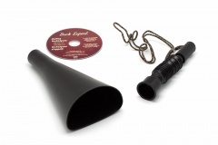 Манок духовой на лося Buck Expert ProBull 69E-T с рупором и обучающим пособием Чёрный