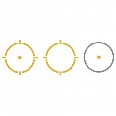 Прицел коллиматорный Holosun Enclosed Elite 512C 1X23X32 IR FP WP (HE512C-GD) Закрытый M.R.S 2/65 MOA