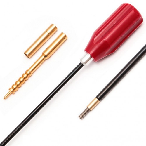 Шомпол в оплетке J.Dewey 30C-40 для .27 - .34 калибра Папа 12/28 - Мама 8/32 L=101 см Сталь