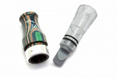 Манок духовой на серого гуся Buck Gardner Grey Ghost DWP-GG-HB/C Зебрано / Прозрачный