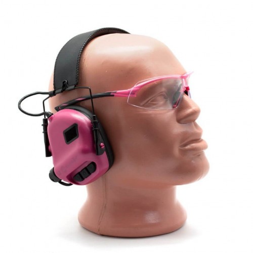 Наушники активные стрелковые Earmor Military Edition ME4 22-82 ДБ Пурпурный