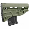 Приклад телескопический Fab Defense GK-MAG с отсеком для магазина Зелёный