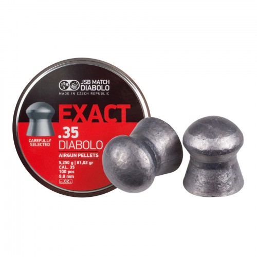 Пульки для пневматики JSB Diabolo Exact Полусферический 9 мм 5.2 г (100 шт)