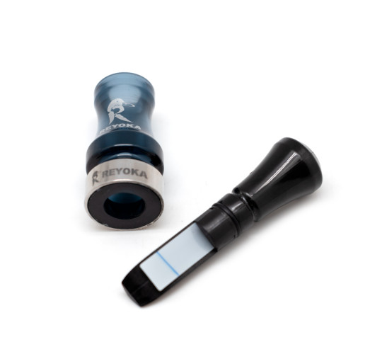 Манок духовой на утку крякву Reyoka Ordek Bir 1 лепесток Дымчатый / Чёрный