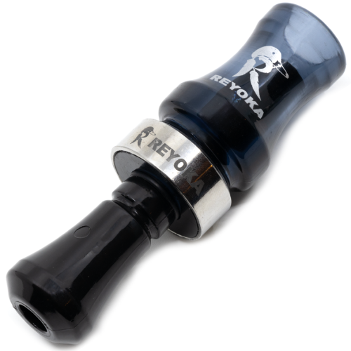 Манок духовой на утку крякву Reyoka Ordek Bir 1 лепесток Дымчатый / Чёрный