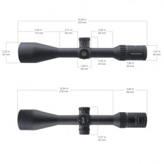 Прицел оптический Vector Optics Continental X8 3-24X56 IR FFP FP WP (SCOL-T50P) Сетка VCT-20A