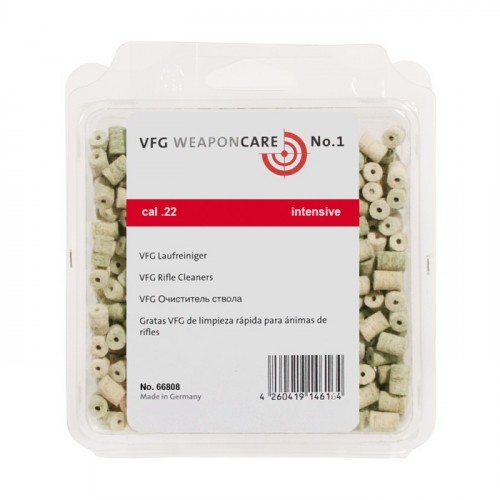 Патч войлочный для чистки оружия VFG Super 66808 для .22 калибра 500 шт