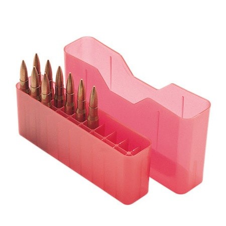Коробка MTM Slip Top J-20-L-29 для хранения 20 патронов до .450 калибра Розовый